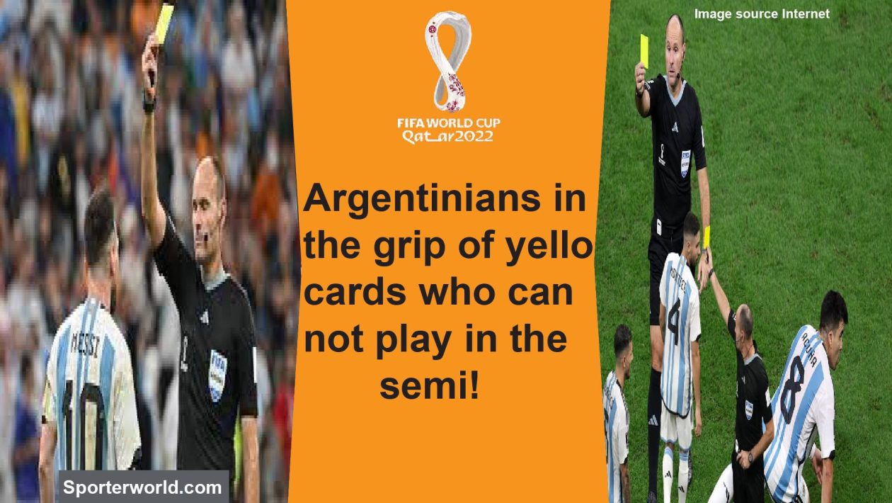 Argentinians in the grip of yellow cards who can not play in the semifinals
