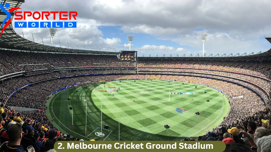 Melbourne Cricket Ground Australian sports stadium located in Yarra Park, Melbourne, Victoria.