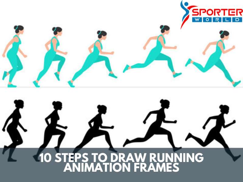 10 Steps To Draw Running Animation