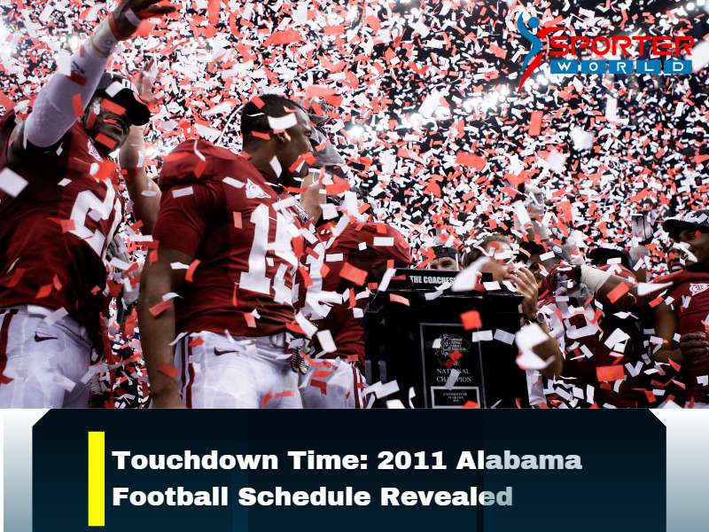 2011 Alabama Football Schedule Revealed Touchdown Time