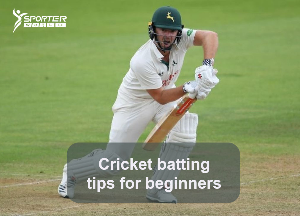 Cricket batting tips for beginners