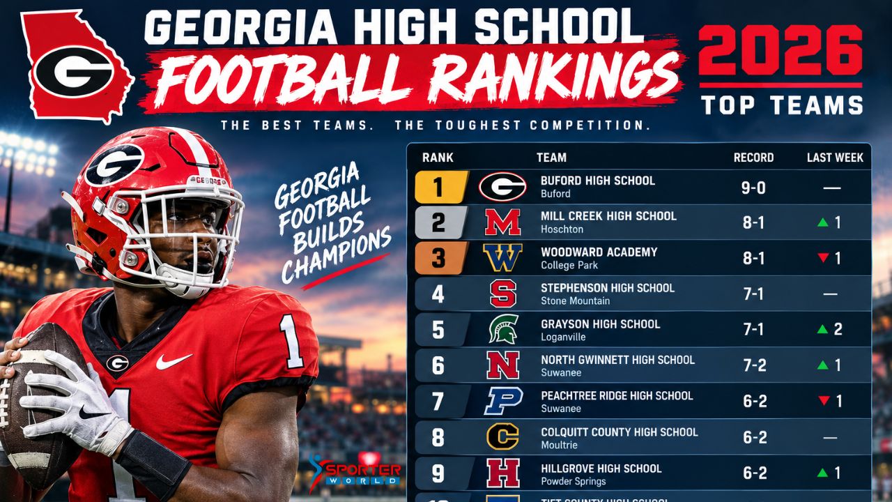 Georgia high school football rankings
