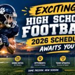High School Football 2026 Schedule