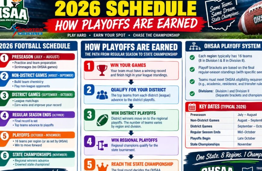 Ohio High School Football 2026 Schedule: How Playoffs Are Earned