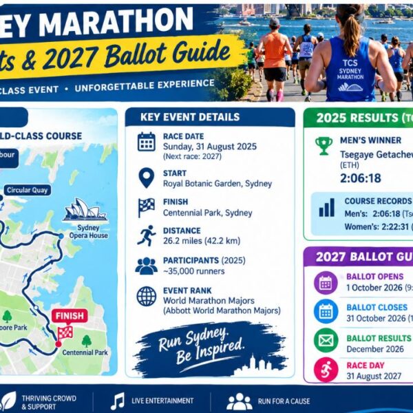 TCS Sydney Marathon: Route, Results & 2027 Ballot Guide